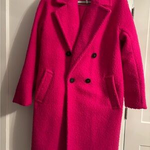BCBGeneration Fuchsia Teddy Jacket Coat